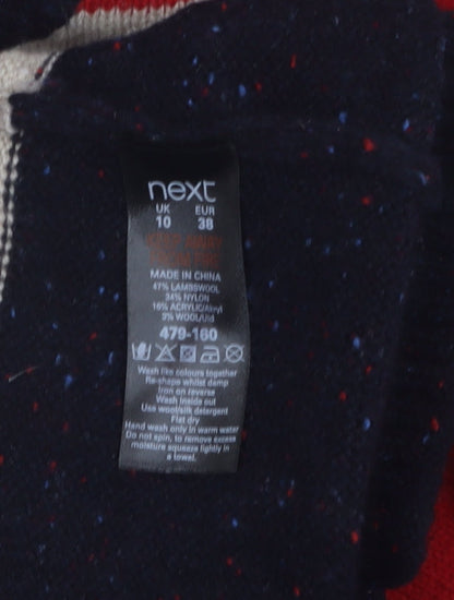 Womens UK Size 10 NEXT Multicoloured Pullover Jumper