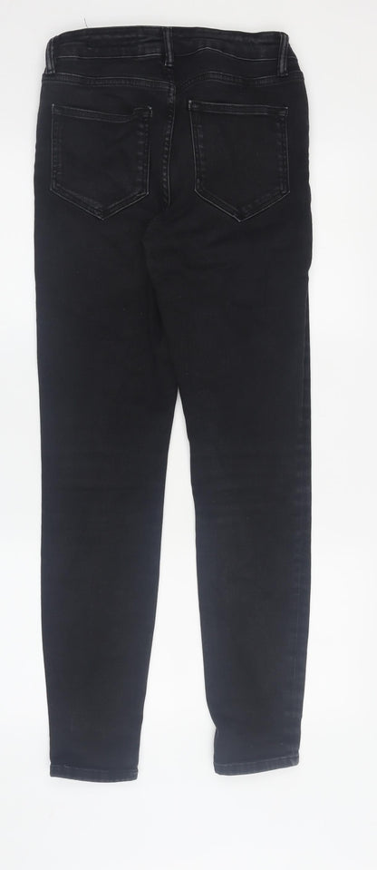 AllSaints Women's Black Skinny Jeans, M, Stretch, Autumn-Winter