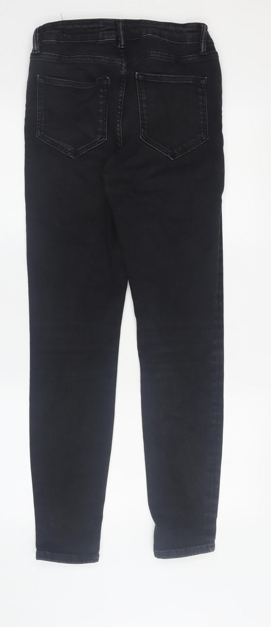 AllSaints Women's Black Skinny Jeans, M, Stretch, Autumn-Winter