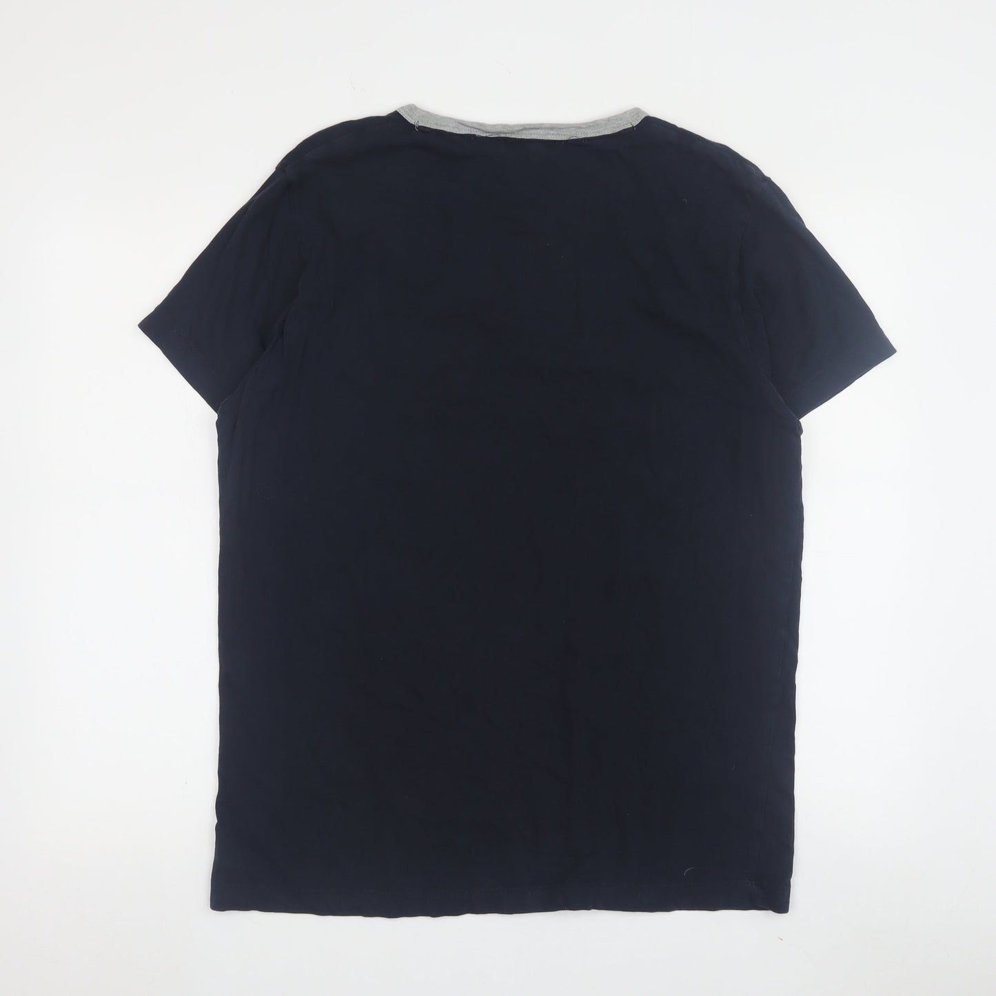 Mens UK Size L French Connection Blue  T-Shirt