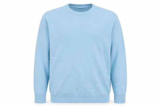 Colvin Men's Blue 2XL Crew Neck Cotton Pullover