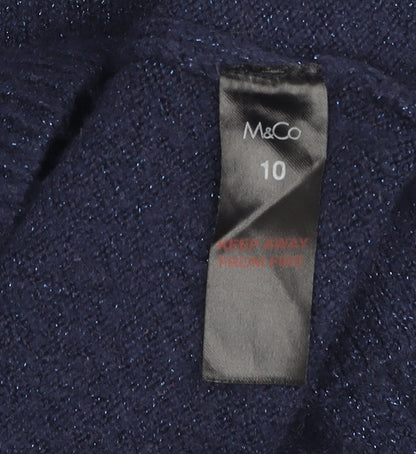Womens UK Size 10 M&Co Blue  Jumper