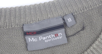 Mc Panthon Men's Green Pullover Jumper M