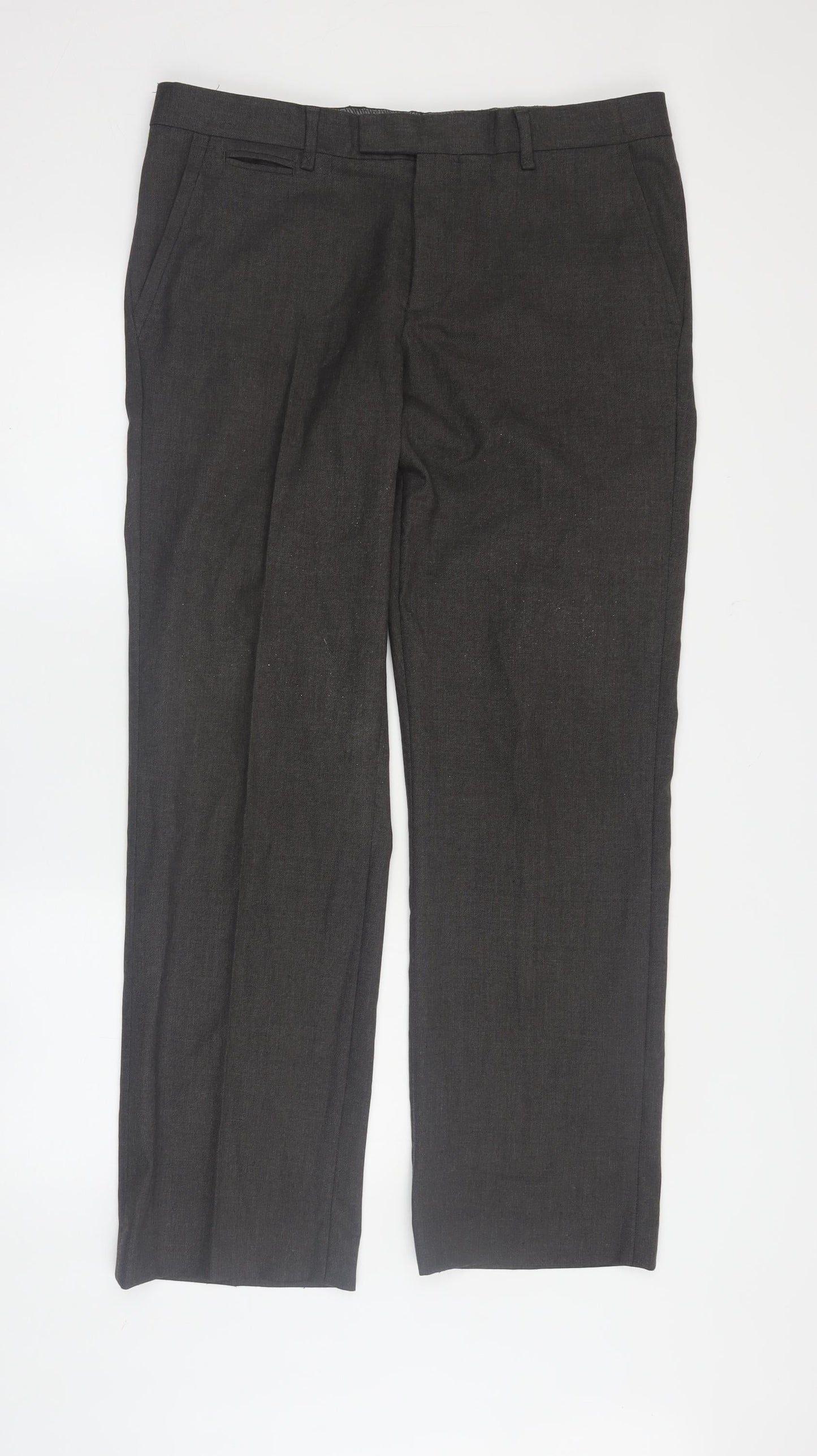 River Island Men's Black Dress Pants, Size 34