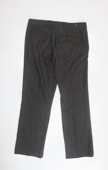 River Island Men's Black Dress Pants, Size 34