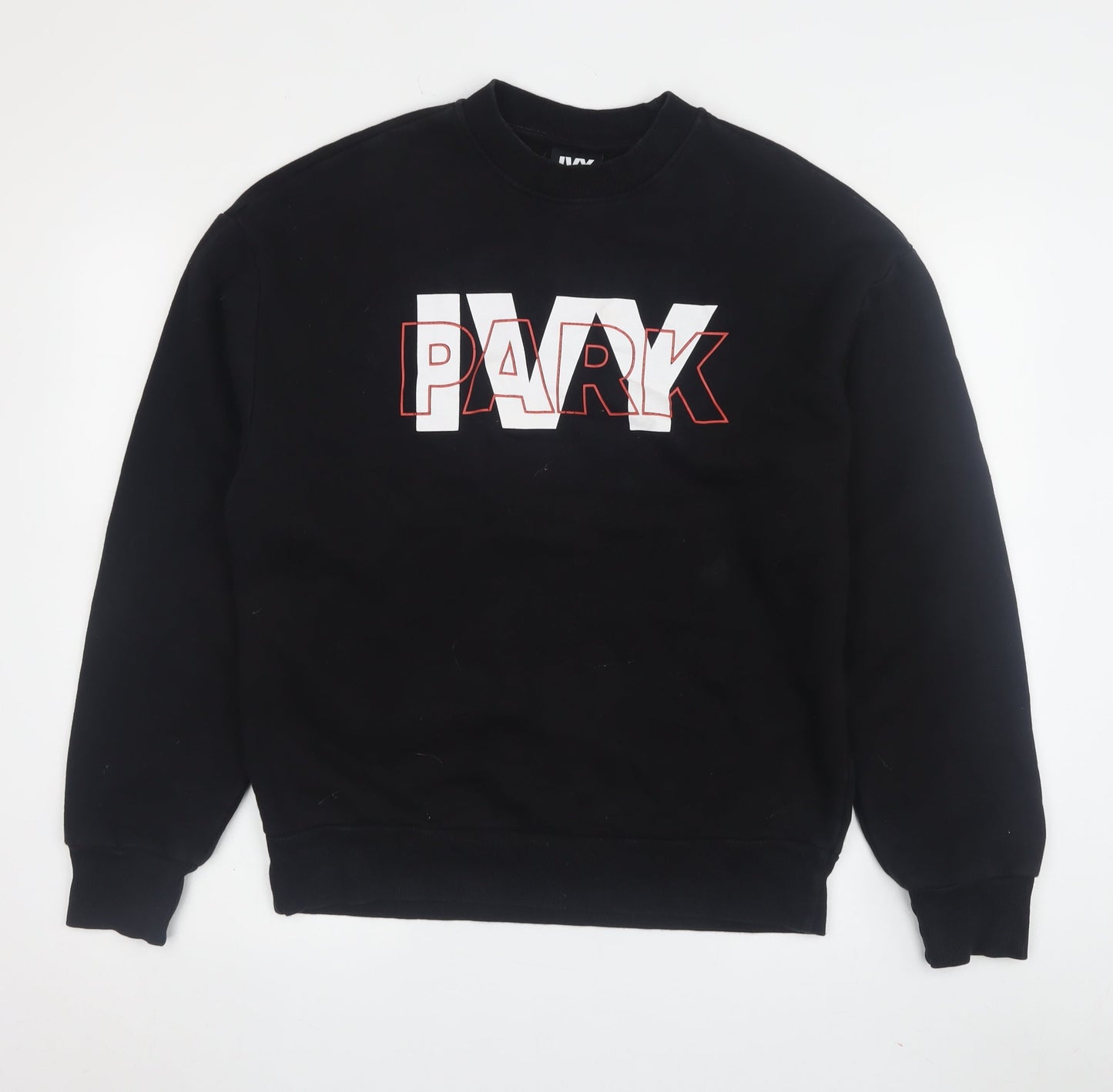 Unisex Adults UK Size XS IVY PARK Black Pullover Sweatshirt
