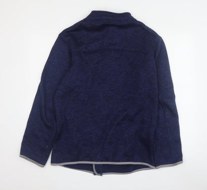 Mens UK Size M Crane Blue Windbreaker Coat