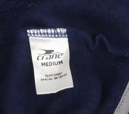 Mens UK Size M Crane Blue Windbreaker Coat