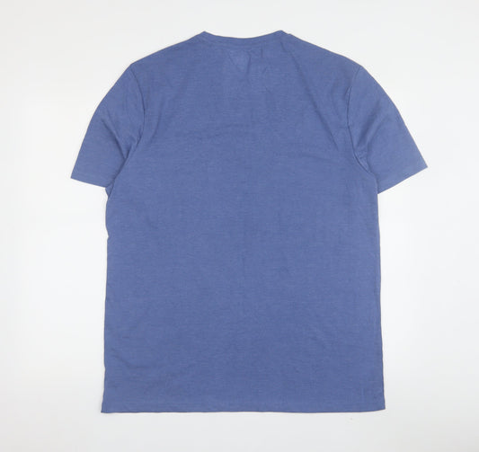 The Simpsons Men's L Blue Funny Graphic T-Shirt