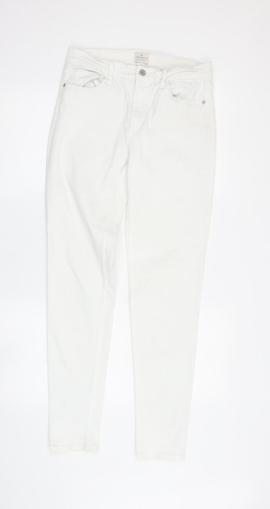 French Connection Women's White Jeans, Size 12