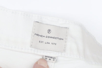 French Connection Women's White Jeans, Size 12