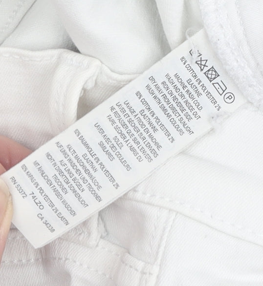 French Connection Women's White Jeans, Size 12