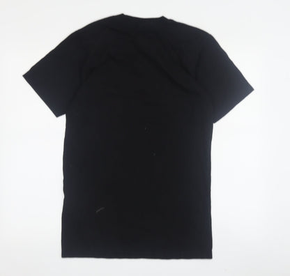 Mens UK Size S American Apparel Black  T-Shirt