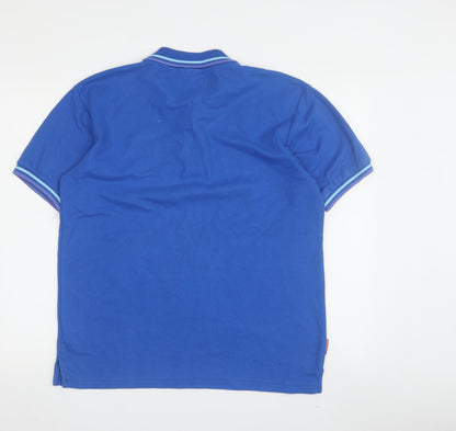 Slazenger Men's Blue M Polo Shirt, Casual Style