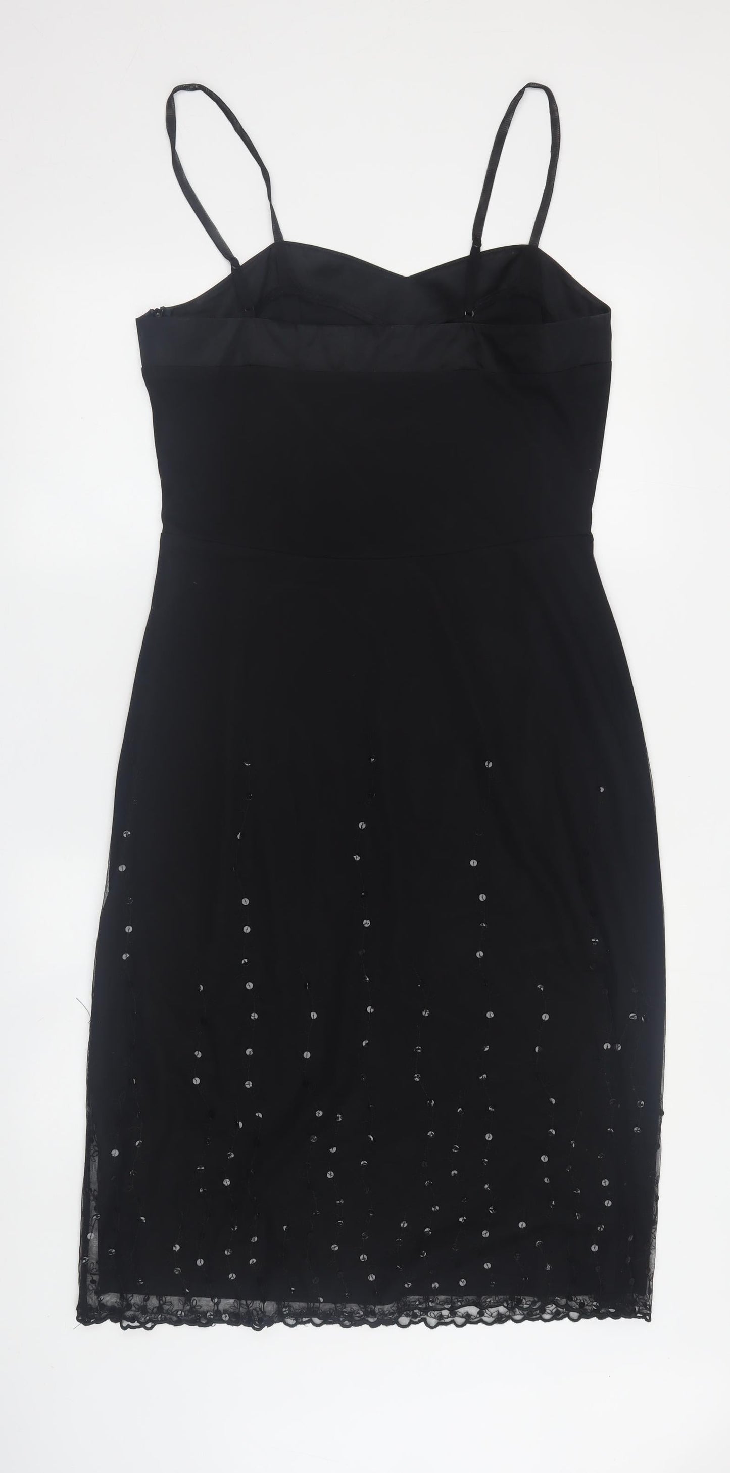Olsen Black Sequin Women's Dress Size 12 Party Cocktail