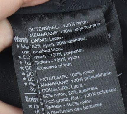 Burton Men's Black Cargo Trousers, Size L