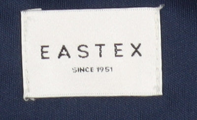 Womens UK Size 14 Eastex Blue Basic Blouse