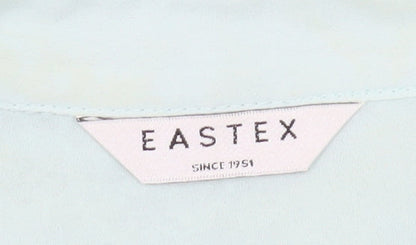 Eastex Women's Green Lace Button-Up Shirt Size 16