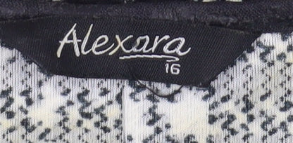 Womens UK Size 16 Alexara Black  Blouse
