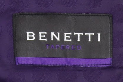 Mens UK Size 40 Benetti Regular Grey Suit Jacket