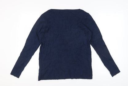 Womens UK Size 18 Marks and Spencer Blue Pullover Jumper