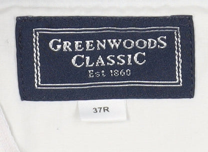 Greenwoods Men's Black Classic Fit Trousers