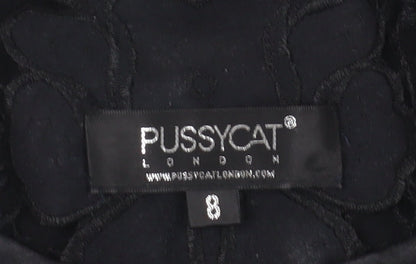 Pussycat London Black Pencil Dress, Size 8, Party/Cocktail
