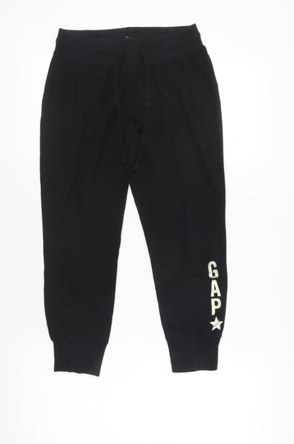 Teenss UK Size S Gap Regular Fit Jogger Black Trousers