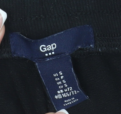 Teenss UK Size S Gap Regular Fit Jogger Black Trousers