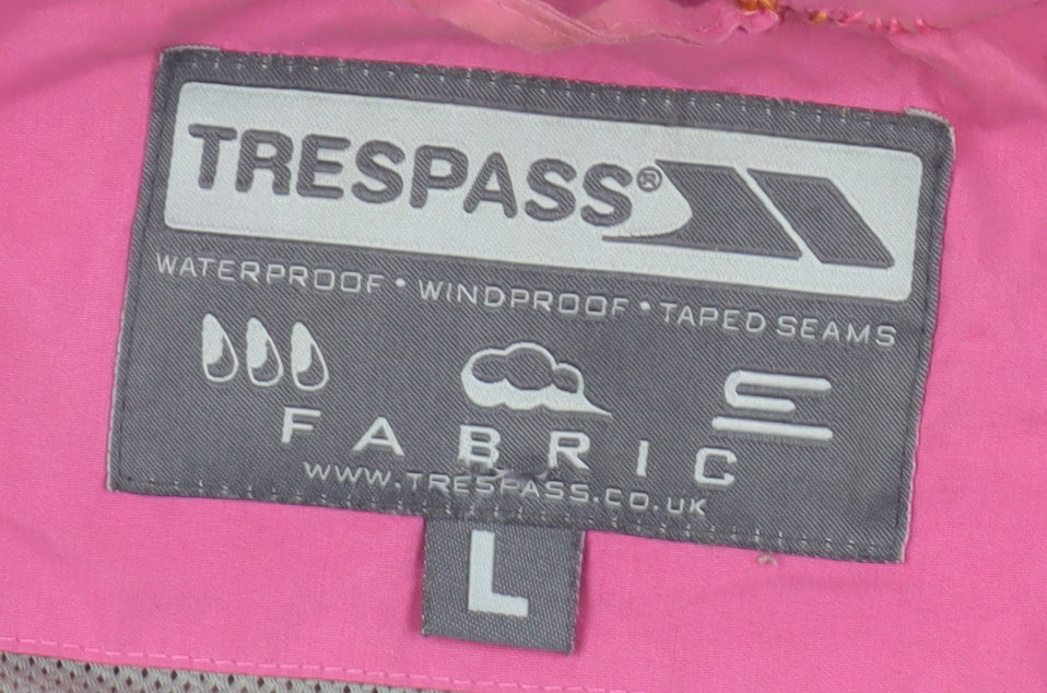 Womens UK Size L Trespass Pink Basic Jacket
