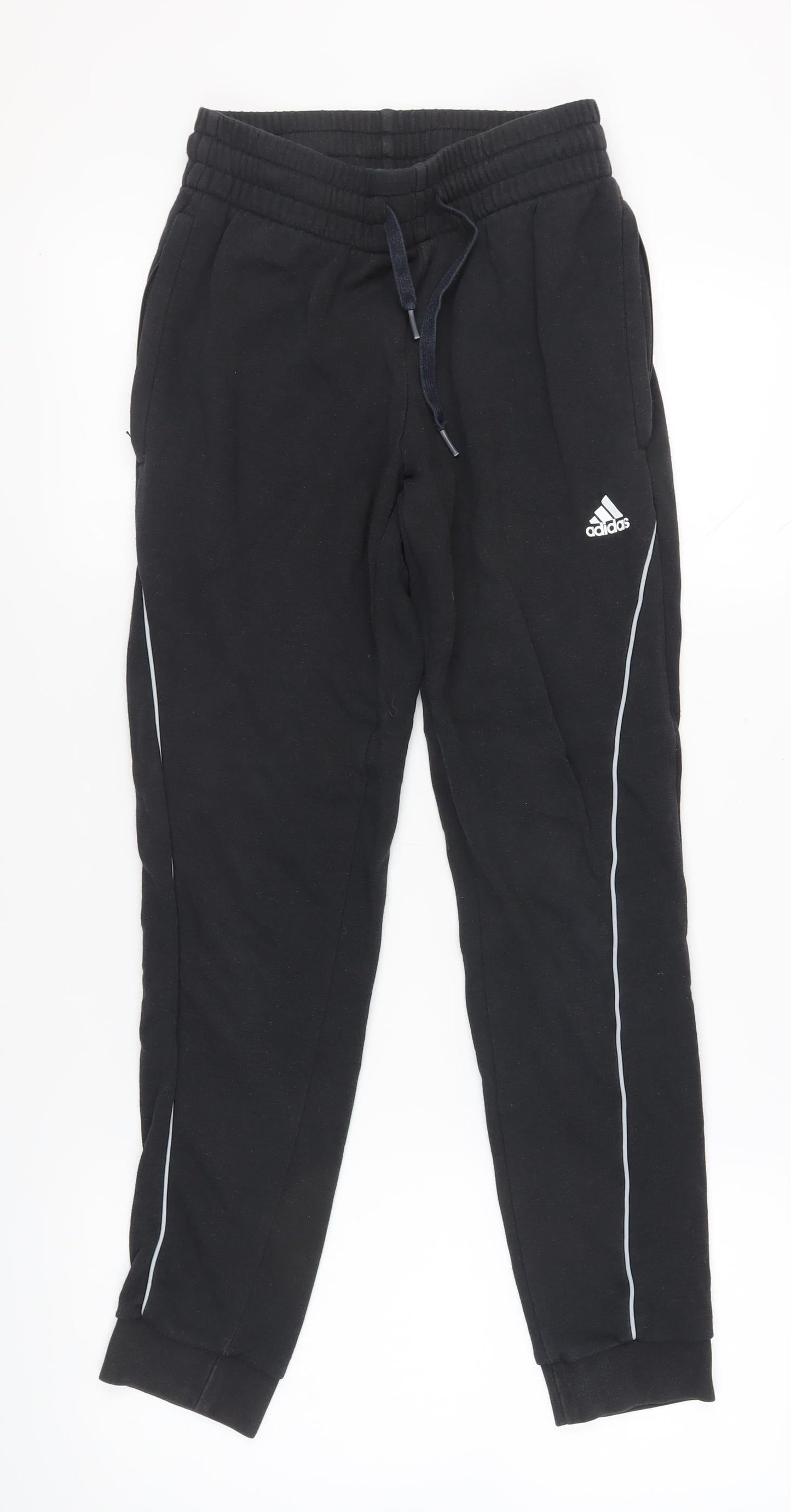 Adidas Black Jogger Trousers, Unisex S, Gym Wear