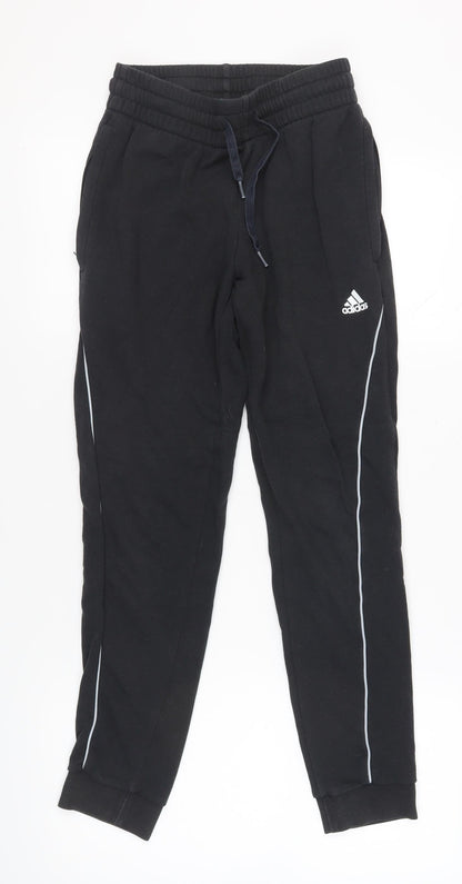 Adidas Black Jogger Trousers, Unisex S, Gym Wear