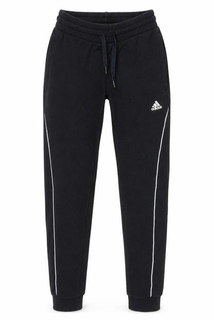 Front view of Adidas Black Jogger Trousers, unisex s, gym wear