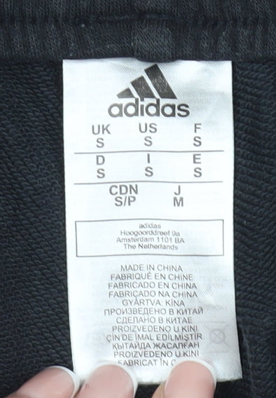 Adidas Black Jogger Trousers, Unisex S, Gym Wear