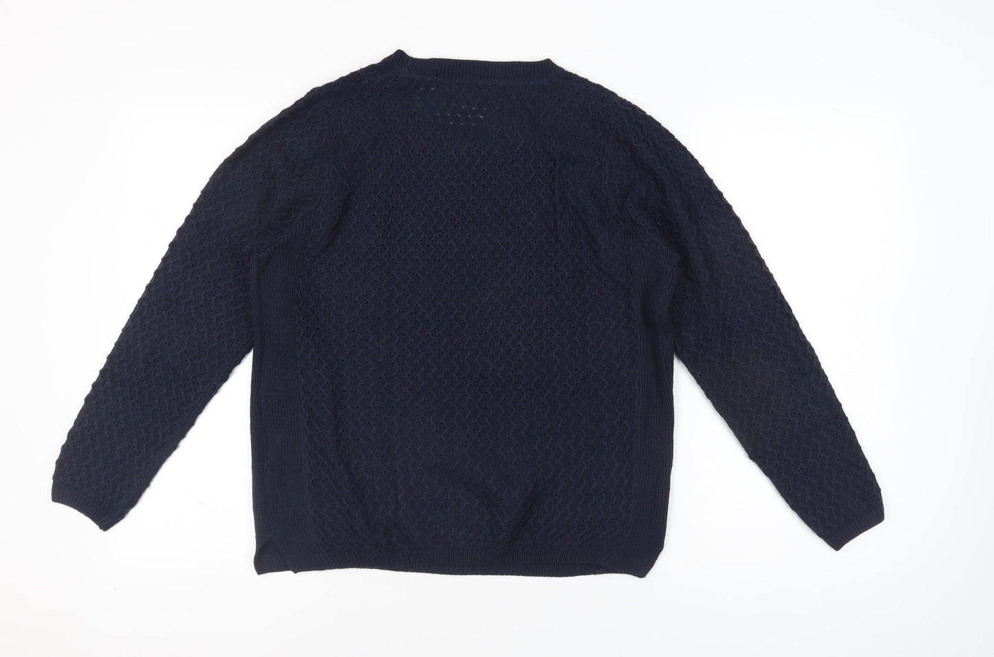 Womens UK Size M Isle Essentials Blue  Jumper