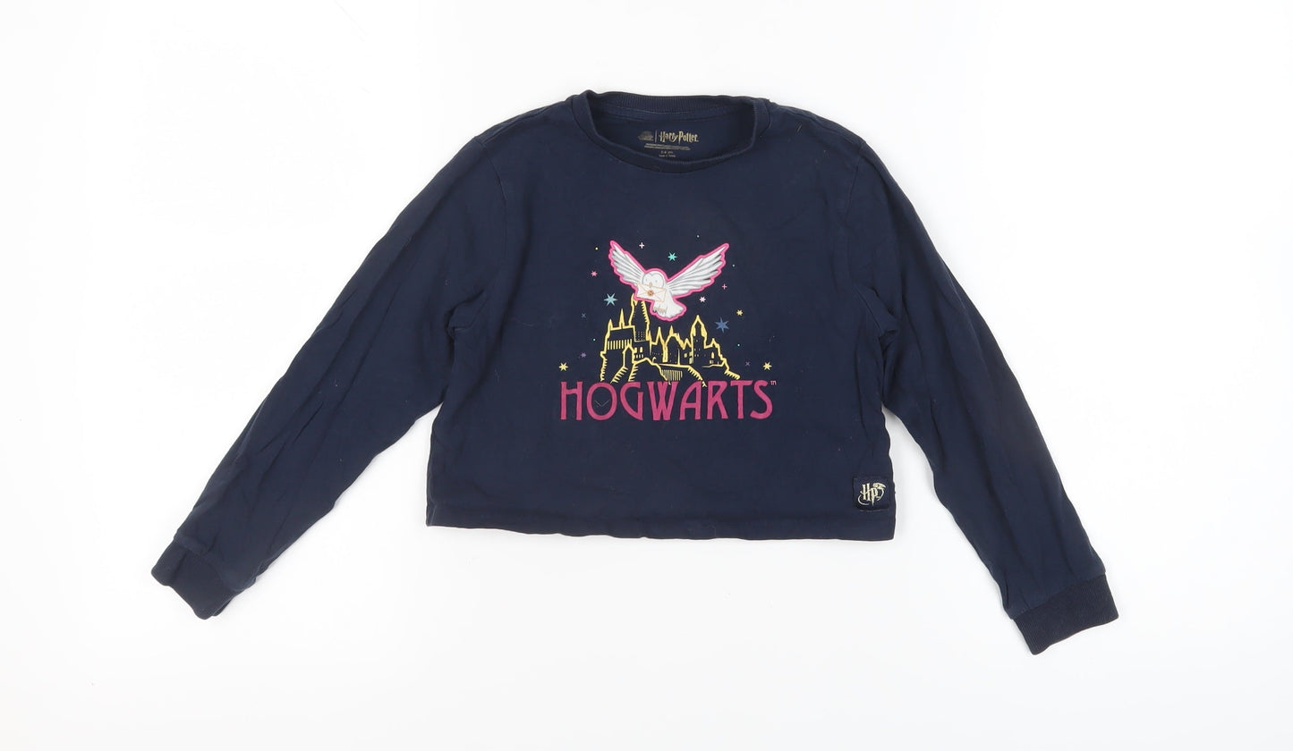 Marks and Spencer Girls Blue Harry Potter Pyjama Top 7-8 Years