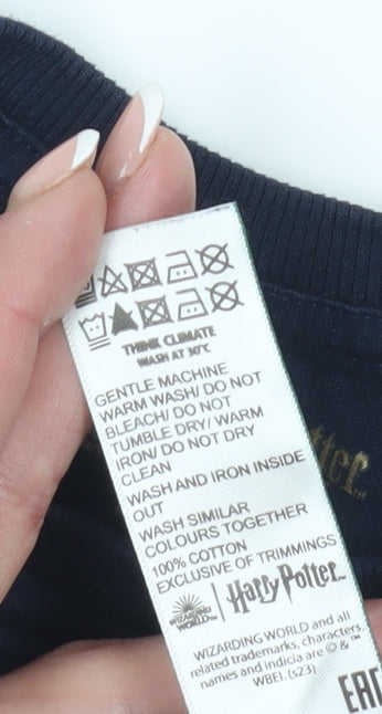 Marks and Spencer Girls Blue Harry Potter Pyjama Top 7-8 Years