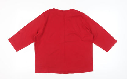 Womens UK Size 18 DASH Red  T-Shirt