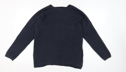 Selected Homme Men's Blue XL Cotton Pullover Jumper