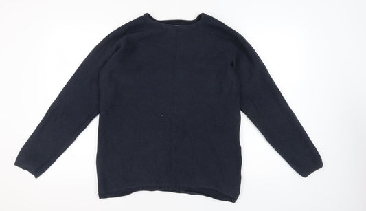 Selected Homme Men's Blue XL Cotton Pullover Jumper