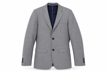 Mens UK Size 34 Topman Regular Grey Suit Jacket