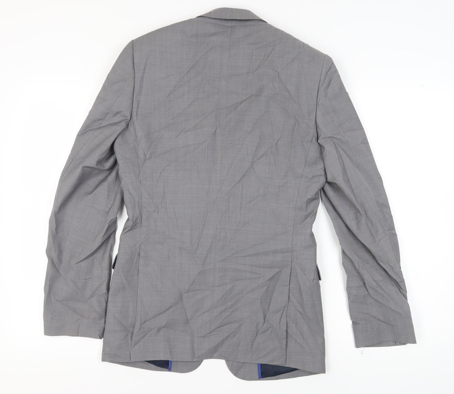 Mens UK Size 34 Topman Regular Grey Suit Jacket