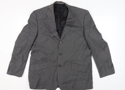 Next Men's Grey Check Blazer 44R