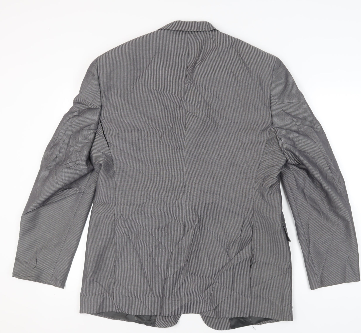 Marino Vicci Men's Grey Blazer, Size 46R, Formal Jacket