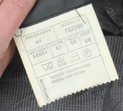 Marino Vicci Men's Grey Blazer, Size 46R, Formal Jacket