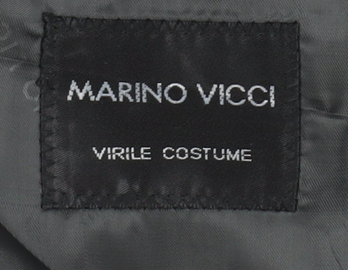 Marino Vicci Men's Grey Blazer, Size 46R, Formal Jacket