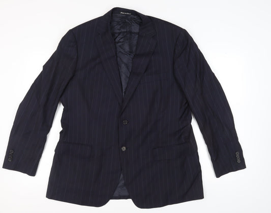 Mens UK Size 48 REDA Regular Blue Suit Jacket