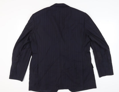 Mens UK Size 48 REDA Regular Blue Suit Jacket