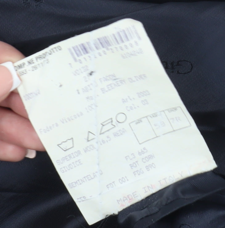 Mens UK Size 48 REDA Regular Blue Suit Jacket
