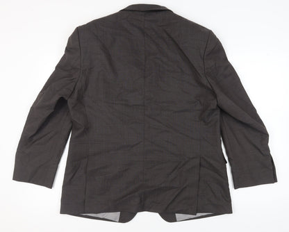 Mens UK Size 44 Marks and Spencer Regular Brown Suit Jacket